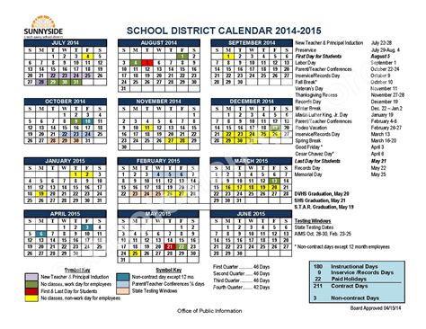 Peoria School Calendars Image 1