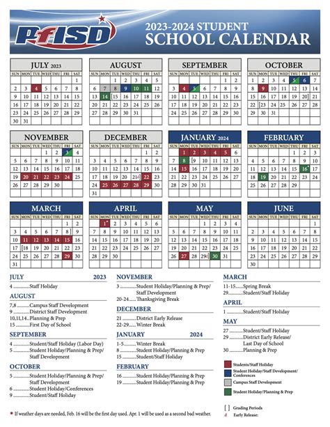 Pfisd Calendar Tips Image 4