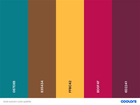 Pierce Color Palette: Bold Shades For Modern Design