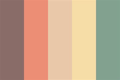 Pink Yellow Neutral Color Palette