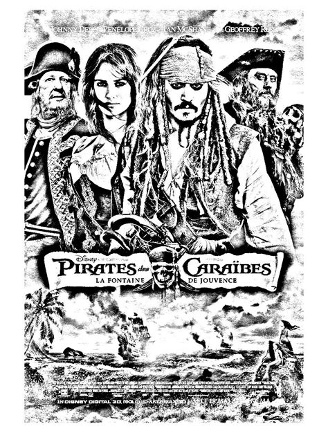 Pirates of the Caribbean Coloring Pages