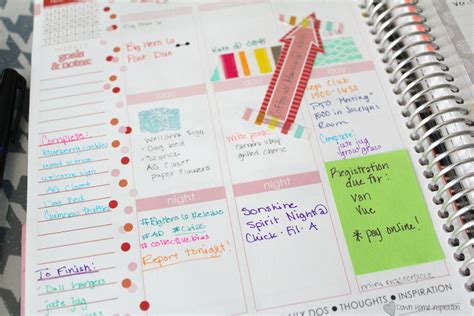 Planner Organization Tips