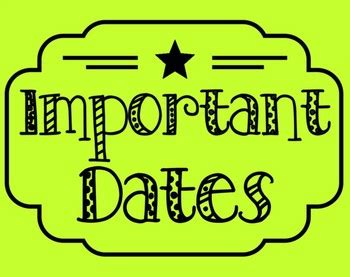 Planning Ahead for Important Dates