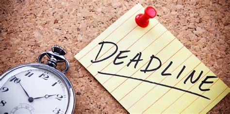 Planning Ahead with Academic Deadlines