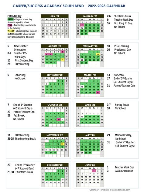 Planning Ahead with the Success Academy Calendar