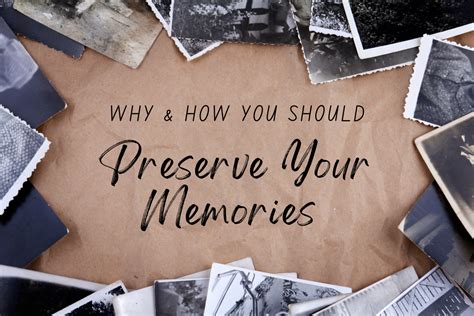 Preserving memories and mementos