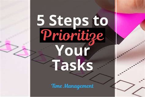 Prioritize Your Tasks