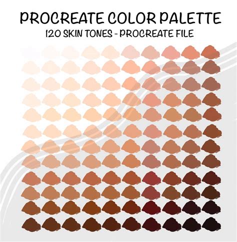 Procreate Skin Tone Palettes