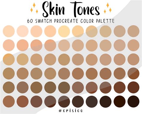 Procreate Skin Tones