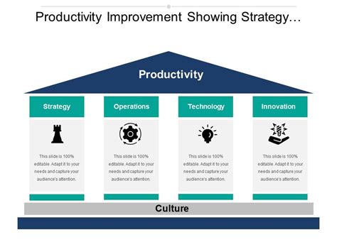 Description of Productivity Enhancement Strategies