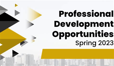 Professional Development Opportunities