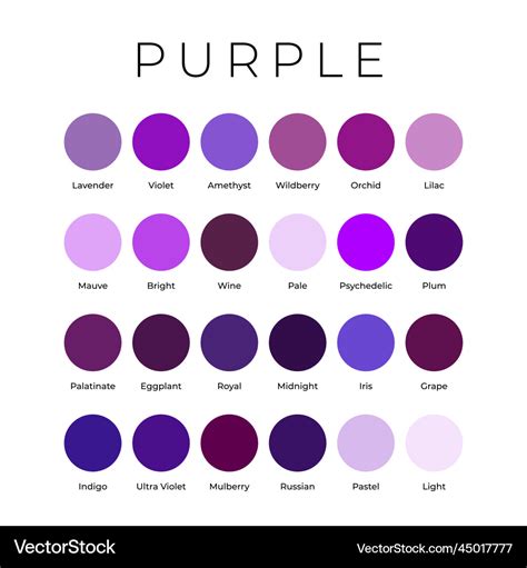 Purple Grey Color Palette