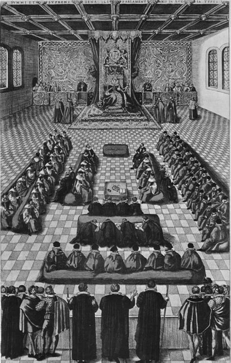 A depiction of Queen Elizabeth I's government