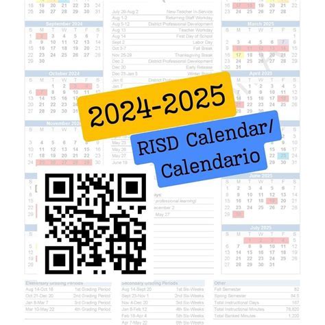 RISD Academic Calendar Important Dates