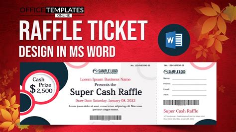 Raffle Ticket Design Importance