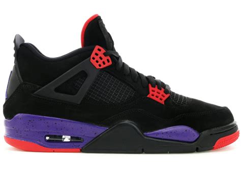 Raptor Jordan 4 in orange and black colorway