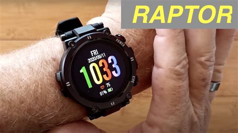 Raptor Smart Watch Health Features