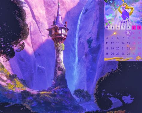 Rapunzel Calendar Image