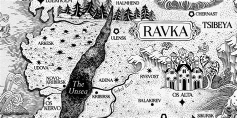 Ravkan Map Illustration