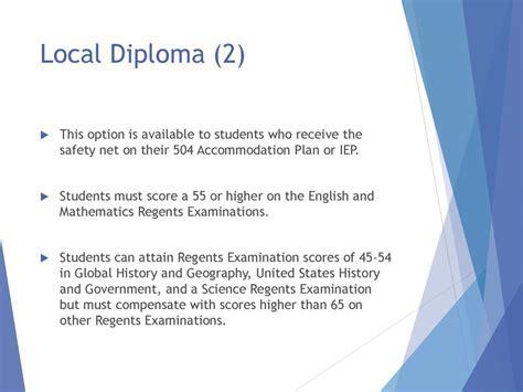 Regents Exam Accommodations