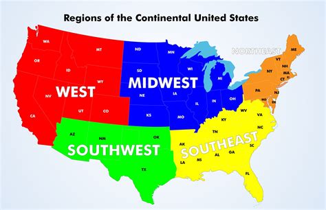 Regional US Map