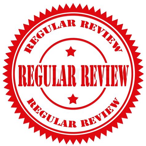 Regularly Review and Adjust