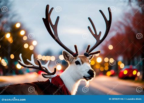 A fun illustration of Santa's reindeer spreading holiday cheer