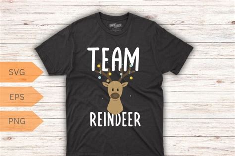 A team of reindeer pulling Santa's sleigh