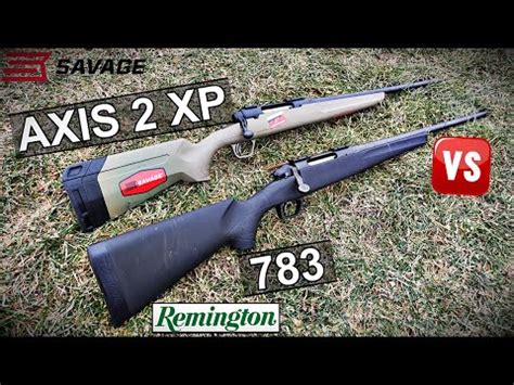 Remington 783 308 vs Savage Axis