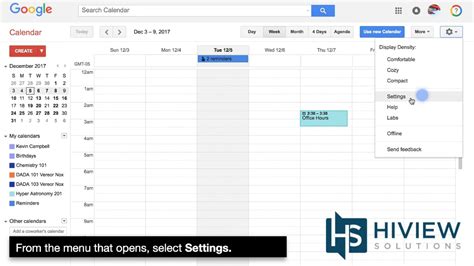 Reset Google Calendar