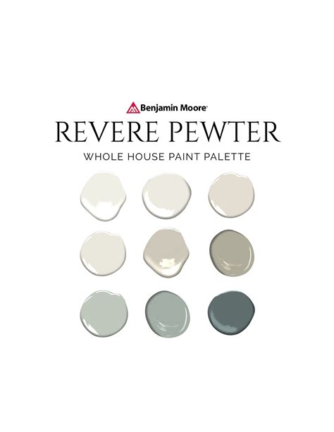 Revere Pewter Colour Palette