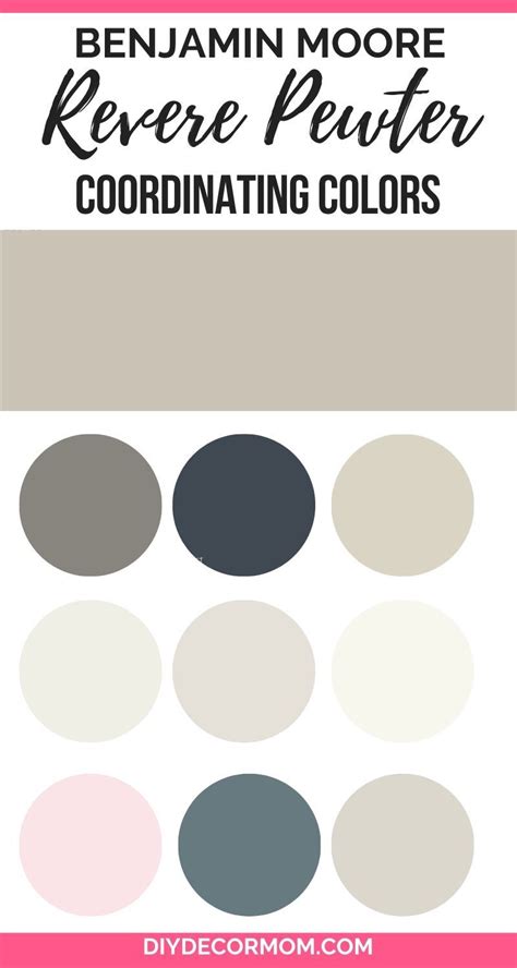 Revere Pewter and Pastel Hues