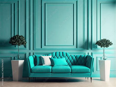 Rich Turquoise Luxurious Interior