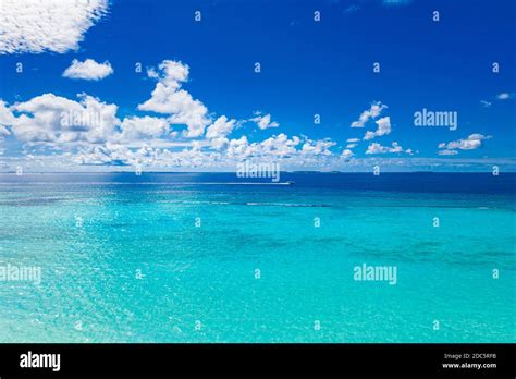 Rich Turquoise Tropical Ocean