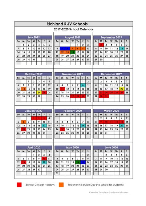 Richland 2 School Calendar Image 1