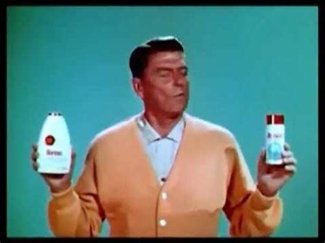 Ronald Reagan in a Borax commercial