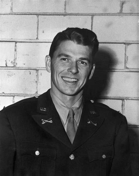 Ronald Reagan in military uniform