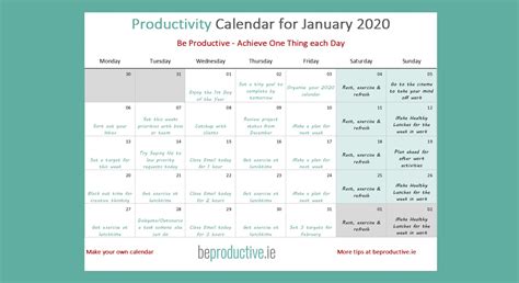 Rowan Calendar for Productivity