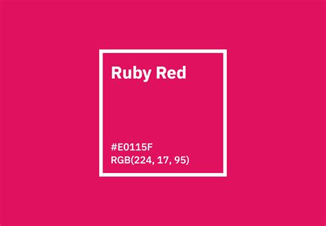 Ruby Red Gemstone