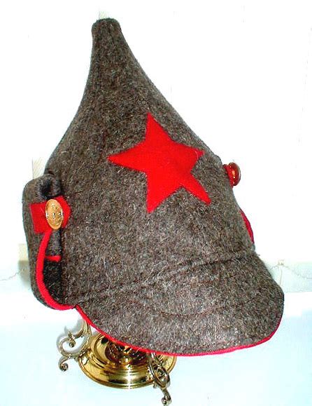 Russian Cavalry Wearing Budenovka Hats