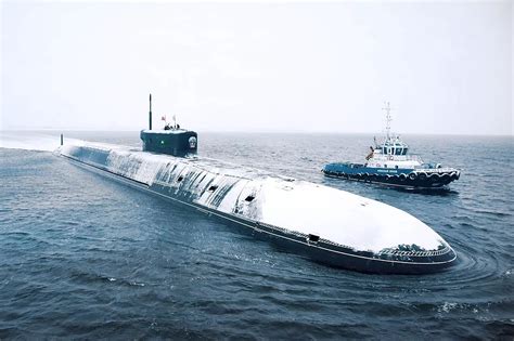 Russian Northern Fleet Borei-class submarines