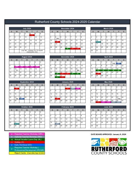 Rutherford County Schools Calendar Events