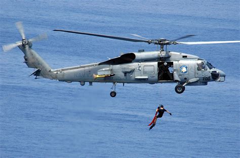 SH-60 Seahawk rescue mission