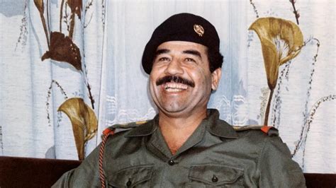 Face of Saddam Hussein