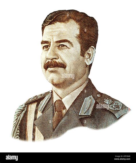 Portrait of Saddam Hussein