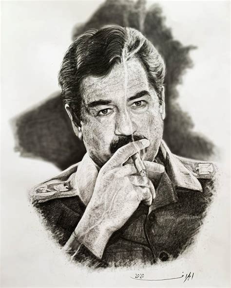 Saddam Hussein Sketch 2