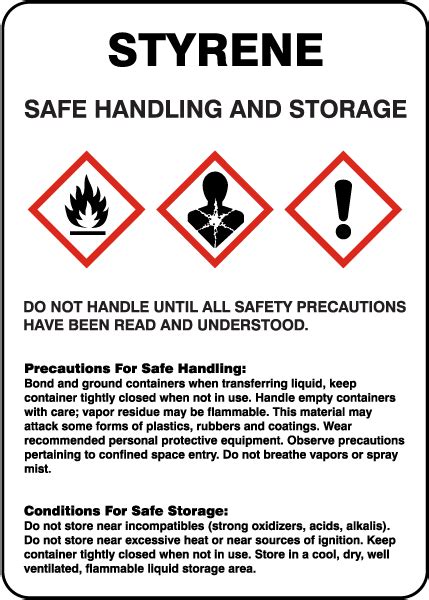 Safe Handling and Storage