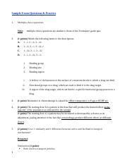 Sample Questions