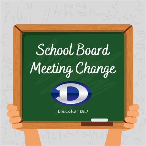 School Board Meeting Dates