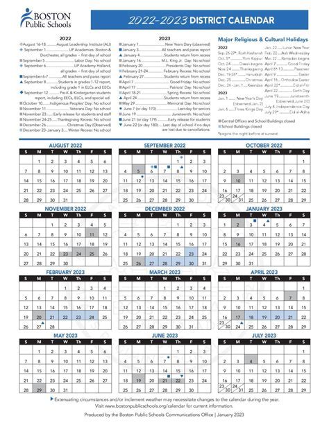 School Calendar